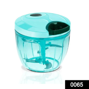 Manual Stainless Steel Compact Extra Sharp Hand Held Vegetable Chopper/Slicer with 5 Blades (750 ml)